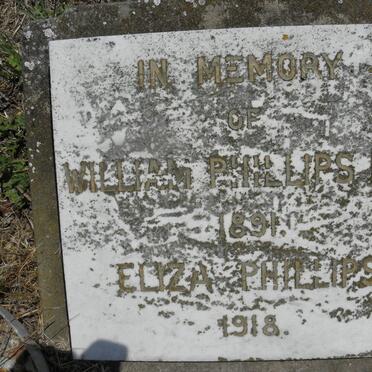 PHILLIPS William -1891 &amp; Eliza -1918