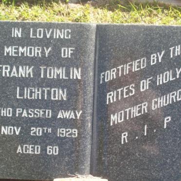 LIGHTON Frank Tomlin -1929