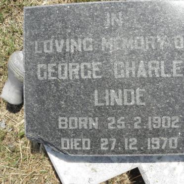 LINDE George Charles 1902-1970