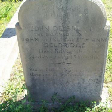 DELBRIDGE John -1878