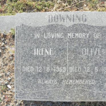 DOWNING Irene -1969 :: DOWNING Olive -1980