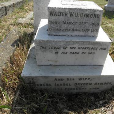 DYMOND Walter W.D. 1880-1921 &amp; Theresa Isabel Dryden -1946