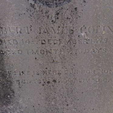 COLIN Albert James -1879