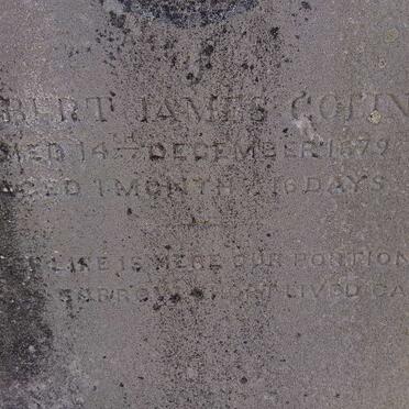 COLIN Albert James -1879