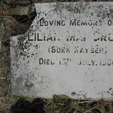 CROFT Lilian Mai nee KAYSER -1966