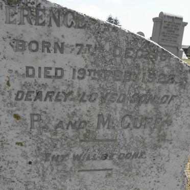 CUFF George &amp; Susan :: CUFF Terence Edwin 1920-1928