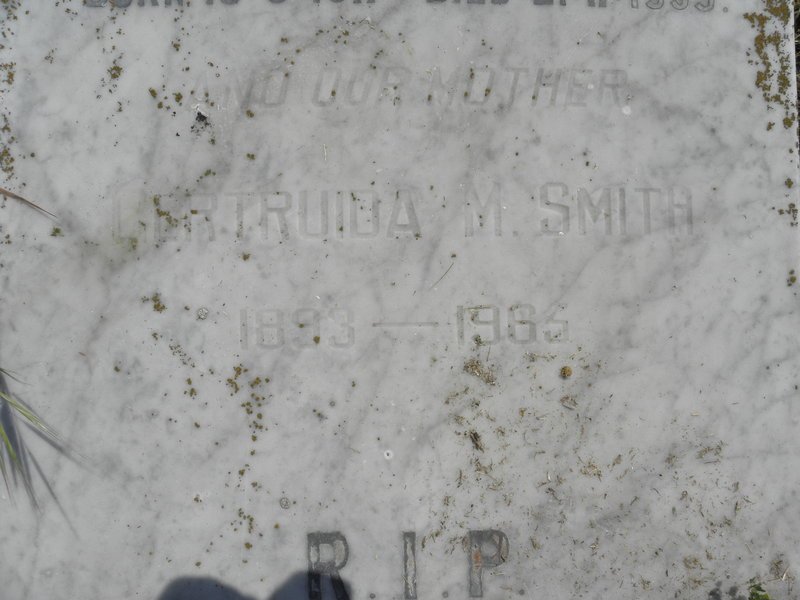 SMITH Gertruida M. 1893-1965