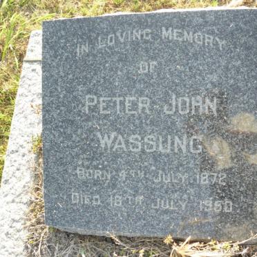 WASSUNG Peter John 1872-1950