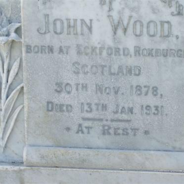 WOOD John 1878-1931