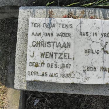 WENTZEL Christiaan J. 1867-1938