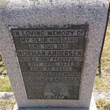 ANDERSEN Norman -1945 &amp; Florence -19?7