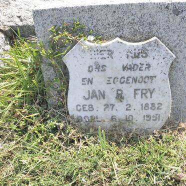 FRY Jan R. 1882-1951