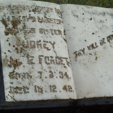 FORGET Audrey Amile 1934-1948