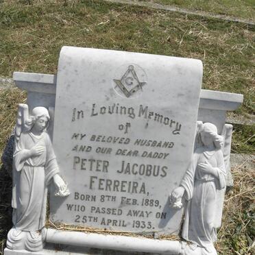 FERREIRA Peter Jacobus 1889-1933
