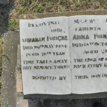 FOUCHE Abraham -1934 &amp; Anna -1934