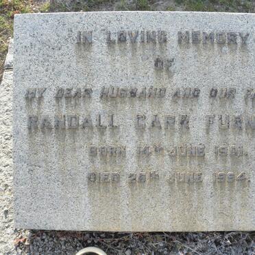 FURNESS Randall Carr 1901-1994