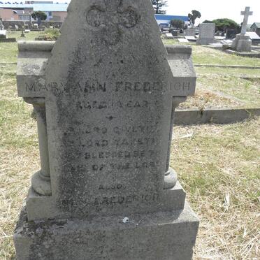 FREDERICH John :: FREDERICH Mary Ann