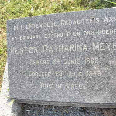 MEYER Hester Catharina 1869-1949