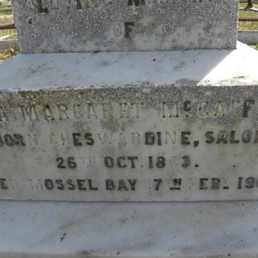 MC GAFFIN Ada Margaret 1863-1908