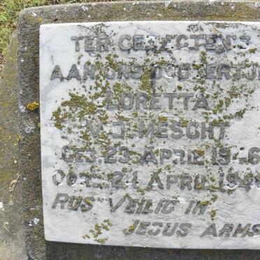 MESCHT Loretta, v.d. 1946-1946