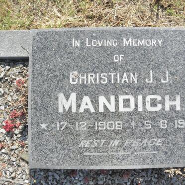 MANDICH Christian J.J. 1908-1973