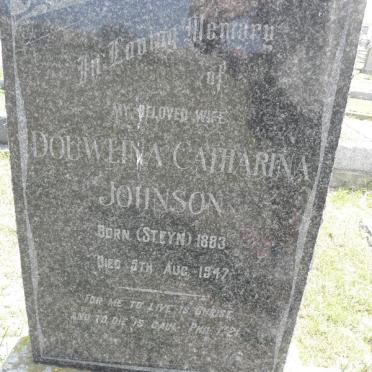 JOHNSON Douwlina Catharina nee STEYN 1883-1947