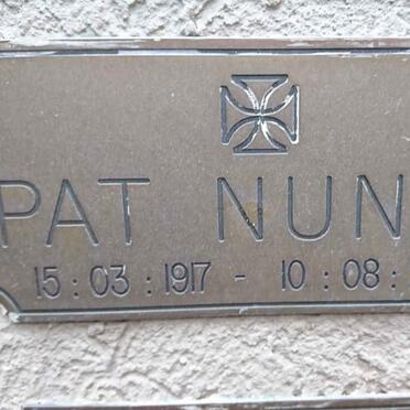 NUNAN Pat 1917-2008