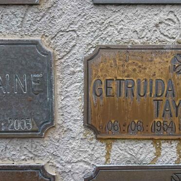 TAYLOR Getruida Elizabeth 1954-2007