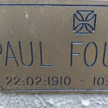 FOUCHE Paul 1910-1991