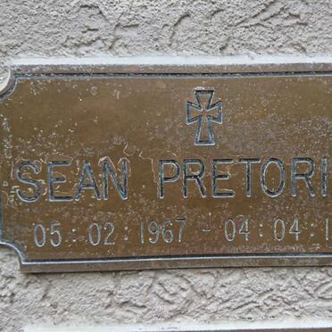PRETORIUS Sean 1967-1998