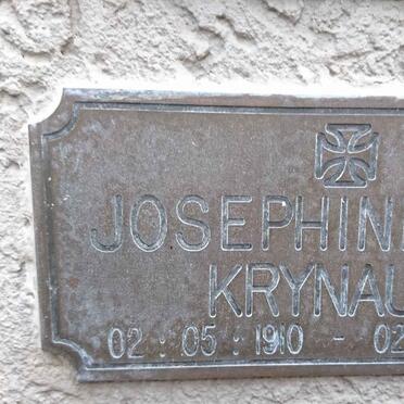 KRYNAUW Josephine May 1910-1999