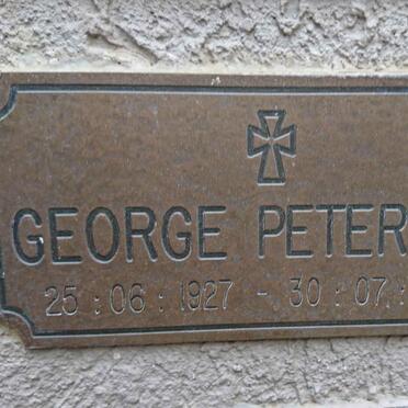 PETERSON George 1927-2003