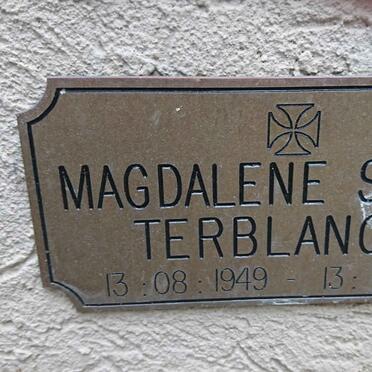 TERBLANCHE Magdalene Stella 1949-2014