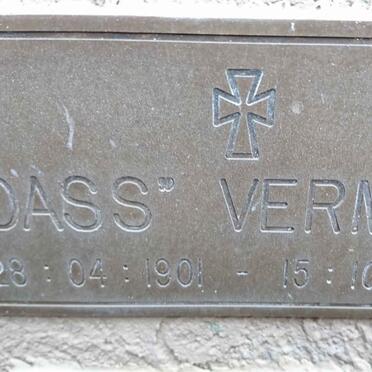 VERMAAK Das 1901-1989