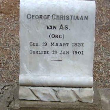 AS George Christiaan, van 1857-1901