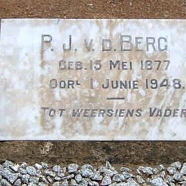 BERG P.J., v.d. 1877-1948