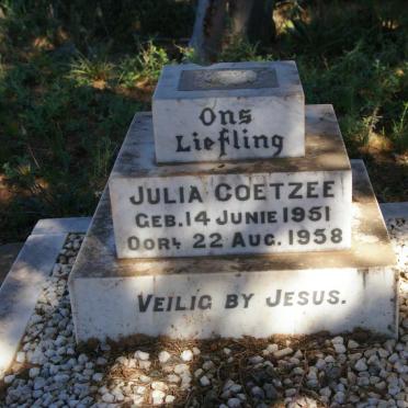 COETZEE Julia 1951-1958