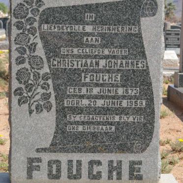 FOUCHE Christiaan Johannes 1873-1959