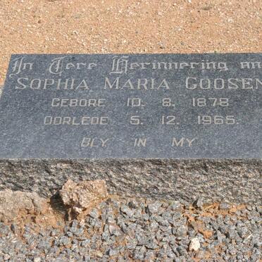 GOOSEN Sophia Maria 1878-1965