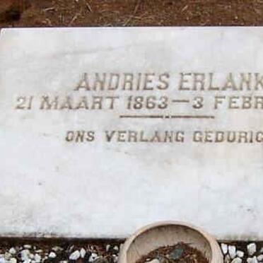 ERLANK Andries 1863-1944