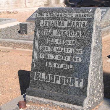 HEERDEN Johanna Maria, van nee BOSMAN 1868-1962