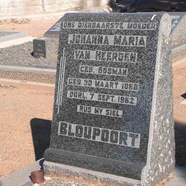 HEERDEN Johanna Maria, van nee BOSMAN 1868-1962