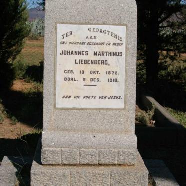 LIEBENBERG Johannes Marthinus 1872-1918