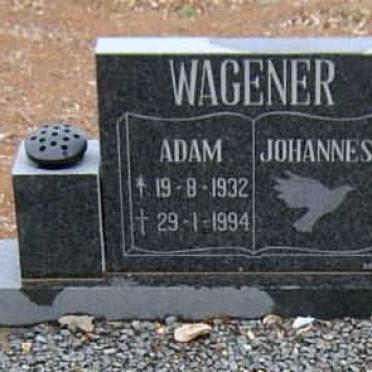 WAGENER Adam Johannes 1932-1994