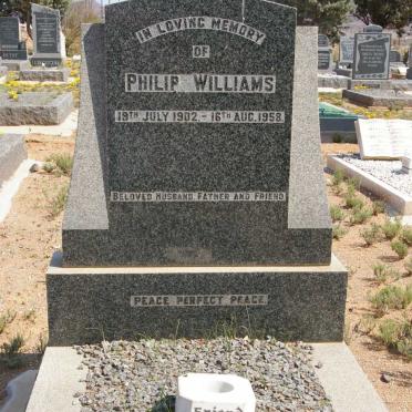 WILLIAMS Philip 1902-1958