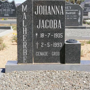 MALHERBE Johanna Jacoba 1905-1993