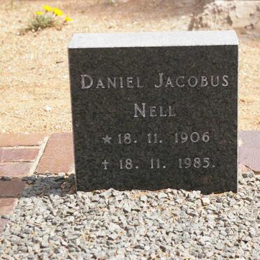 NELL Daniel Jacobus 1906-1985