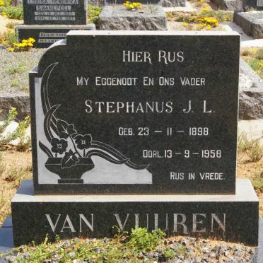 VUUREN Stephanus J.L., van 1898-1958