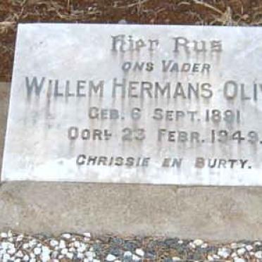 OLIVIER Willem Hermans 1891-1949