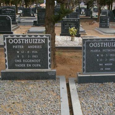 OOSTHUIZEN Pieter Andries 1926-1983 &amp; Maria Petronella 1923-1992